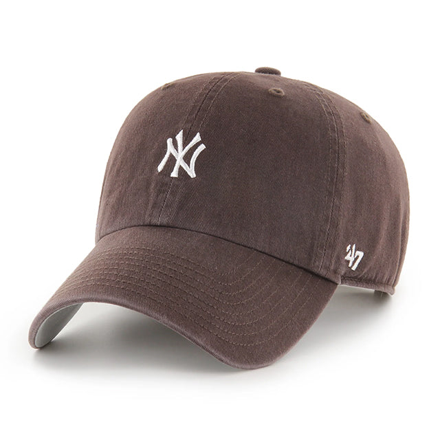 47ブランド キャップ ニューヨーク ヤンキース MLB BASE RUNNER SCRIPT CLEAN UP BROWN