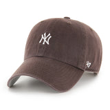 47ブランド キャップ ニューヨーク ヤンキース MLB BASE RUNNER SCRIPT CLEAN UP BROWN