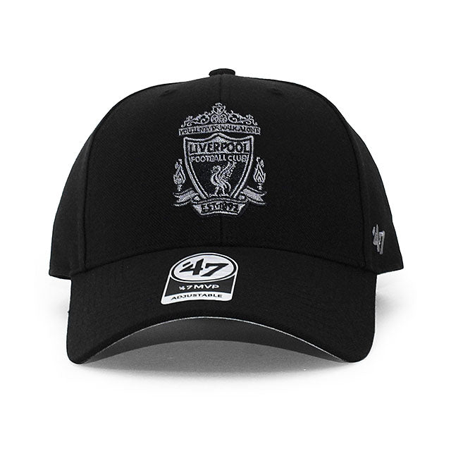 47ブランド キャップ リヴァプール FC MVP ADJUSTABLE CAP BLACK BLACK