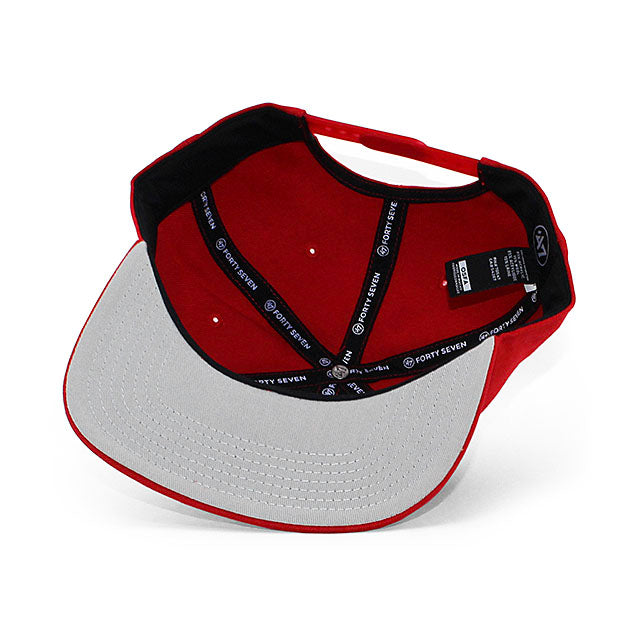 47ブランド キャップ アーセナル NO SHOT SNAPBACK CAP RED