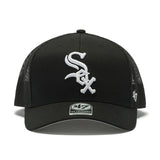 47ブランド キャップ シカゴ ホワイトソックス MLB TRUCKER MESH CAP BLACK