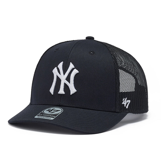 47ブランド キャップ ニューヨーク ヤンキース MLB TRUCKER MESH CAP NAVY