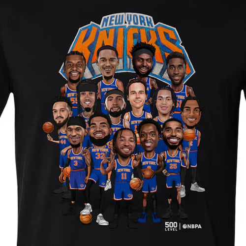 海外取寄 Tシャツ ニューヨーク ニックス ROSTER CARICATURE T-SHIRT BLACK