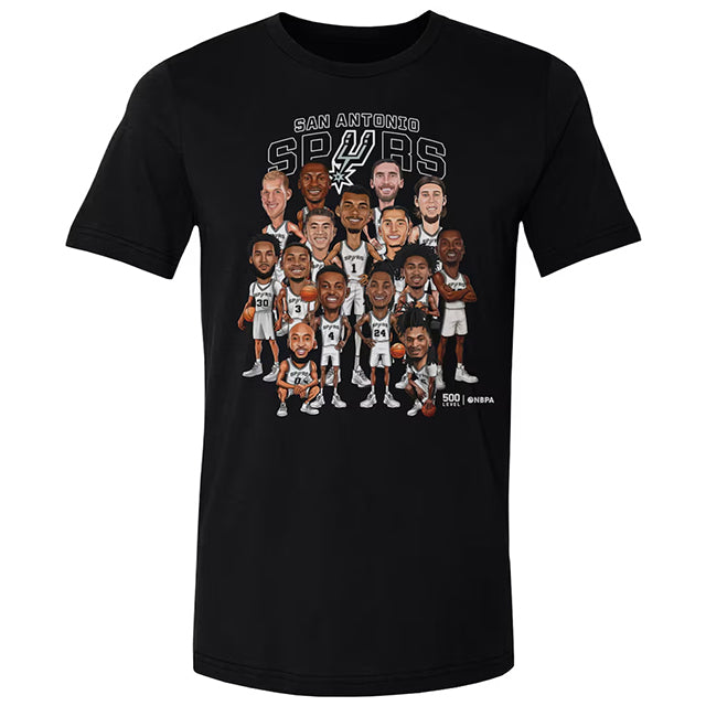 海外取寄 Tシャツ サンアントニオ スパーズ ROSTER CARICATURE T-SHIRT BLACK
