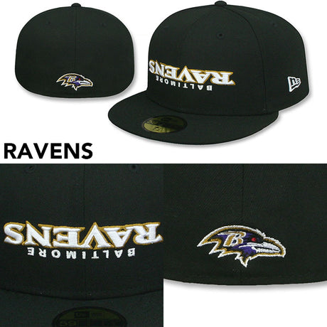ニューエラ キャップ 59FIFTY NFL UPSIDE DOWN WORDMARK FITTED CAP