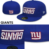 ニューエラ キャップ 59FIFTY NFL UPSIDE DOWN WORDMARK FITTED CAP