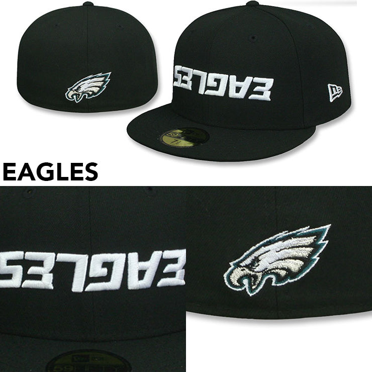 ニューエラ キャップ 59FIFTY NFL UPSIDE DOWN WORDMARK FITTED CAP