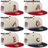 独立記念日モデル ニューエラ キャップ 59FIFTY MLB 2026 JULY 4TH STARS N STRIPES FITTED CAP