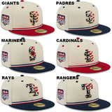 独立記念日モデル ニューエラ キャップ 59FIFTY MLB 2026 JULY 4TH STARS N STRIPES FITTED CAP