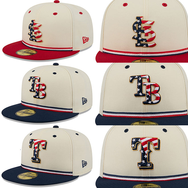 独立記念日モデル ニューエラ キャップ 59FIFTY MLB 2026 JULY 4TH STARS N STRIPES FITTED CAP
