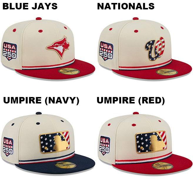 独立記念日モデル ニューエラ キャップ 59FIFTY MLB 2026 JULY 4TH STARS N STRIPES FITTED CAP
