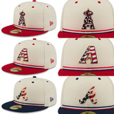 独立記念日モデル ニューエラ キャップ 59FIFTY MLB 2026 JULY 4TH STARS N STRIPES FITTED CAP