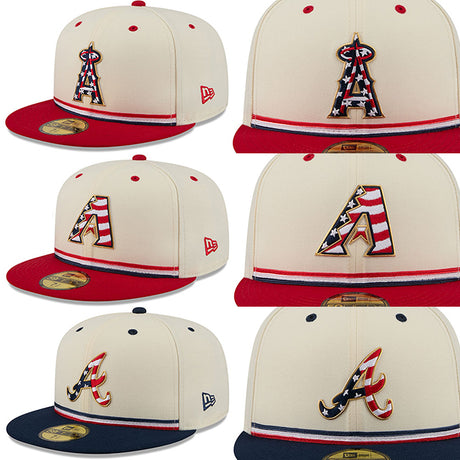 独立記念日モデル ニューエラ キャップ 59FIFTY MLB 2026 JULY 4TH STARS N STRIPES FITTED CAP