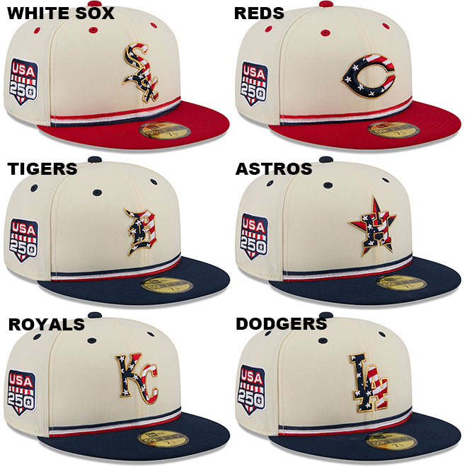 独立記念日モデル ニューエラ キャップ 59FIFTY MLB 2026 JULY 4TH STARS N STRIPES FITTED CAP
