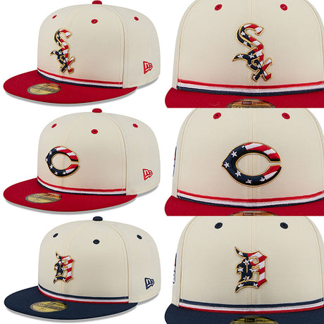 独立記念日モデル ニューエラ キャップ 59FIFTY MLB 2026 JULY 4TH STARS N STRIPES FITTED CAP