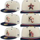 独立記念日モデル ニューエラ キャップ 59FIFTY MLB 2026 JULY 4TH STARS N STRIPES FITTED CAP