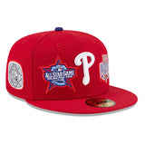 ニューエラ キャップ 59FIFTY フィラデルフィア フィリーズ MLB 2026 ALL STAR GAME ELEMENTS FITTED CAP RED
