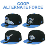 ニューエラ キャップ 59FIFTY MLB COOP ALTERNATE FORCE FITTED CAP BLACK BLUE