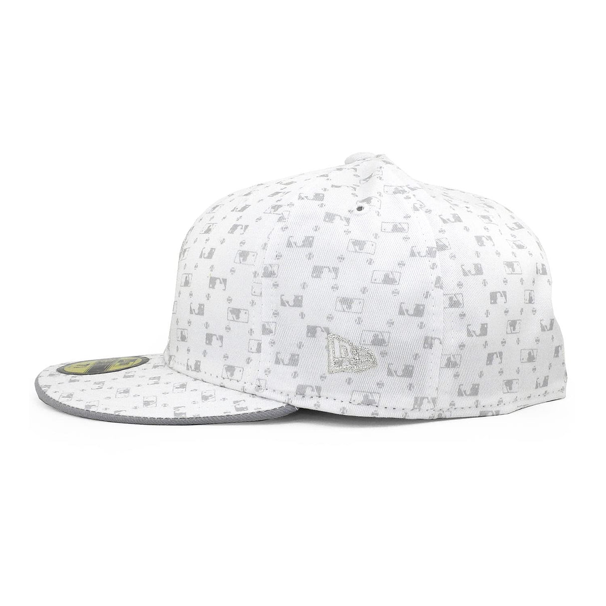 ニューエラ キャップ 59FIFTY ロサンゼルス エンゼルス MLB FLOCKING FITTED CAP WHITE