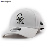 ニューエラ キャップ 9FORTY ストラップバック コロラド ロッキーズ MLB STRAPBACK CAP WHITE