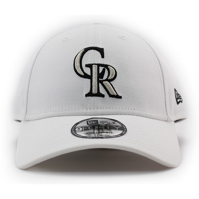 ニューエラ キャップ 9FORTY ストラップバック コロラド ロッキーズ MLB STRAPBACK CAP WHITE