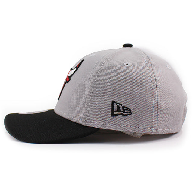 子供用 ニューエラ キャップ 9FORTY シカゴ ブルズ YOUTH MLB THE LEAGUE ADJUSTABLE CAP GREY