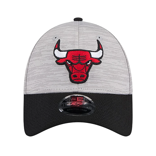 ニューエラ キャップ 9FORTY シカゴ ブルズ NBA DIGI-TECH 2 TONE STRETCH SNAPBACK CAP HEATHER GRAY BLACK
