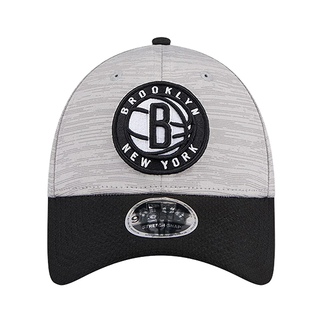 ニューエラ キャップ 9FORTY ブルックリン ネッツ NBA DIGI-TECH 2 TONE STRETCH SNAPBACK CAP HEATHER GRAY BLACK