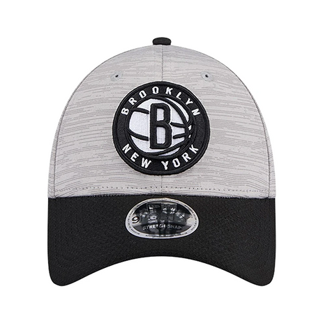 ニューエラ キャップ 9FORTY ブルックリン ネッツ NBA DIGI-TECH 2 TONE STRETCH SNAPBACK CAP HEATHER GRAY BLACK