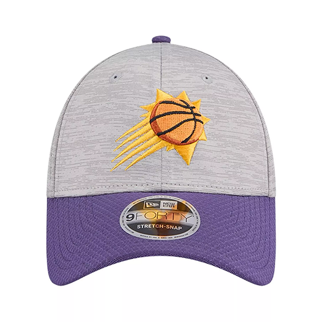 ニューエラ キャップ 9FORTY フェニックス サンズ NBA DIGI-TECH 2 TONE STRETCH SNAPBACK CAP HEATHER GRAY PURPLE