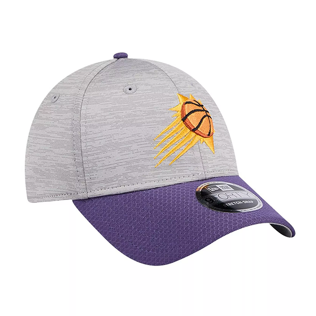 ニューエラ キャップ 9FORTY フェニックス サンズ NBA DIGI-TECH 2 TONE STRETCH SNAPBACK CAP HEATHER GRAY PURPLE