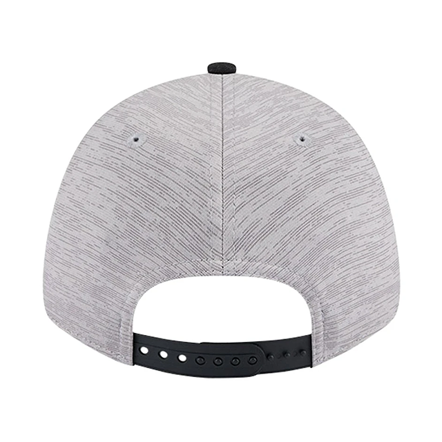 ニューエラ キャップ 9FORTY マイアミ ヒート NBA DIGI-TECH 2 TONE STRETCH SNAPBACK CAP HEATHER GRAY BLACK