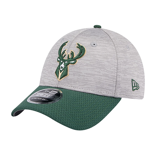 ニューエラ キャップ 9FORTY ミルウォーキー バックス NBA DIGI-TECH 2 TONE STRETCH SNAPBACK CAP HEATHER GRAY GREEN