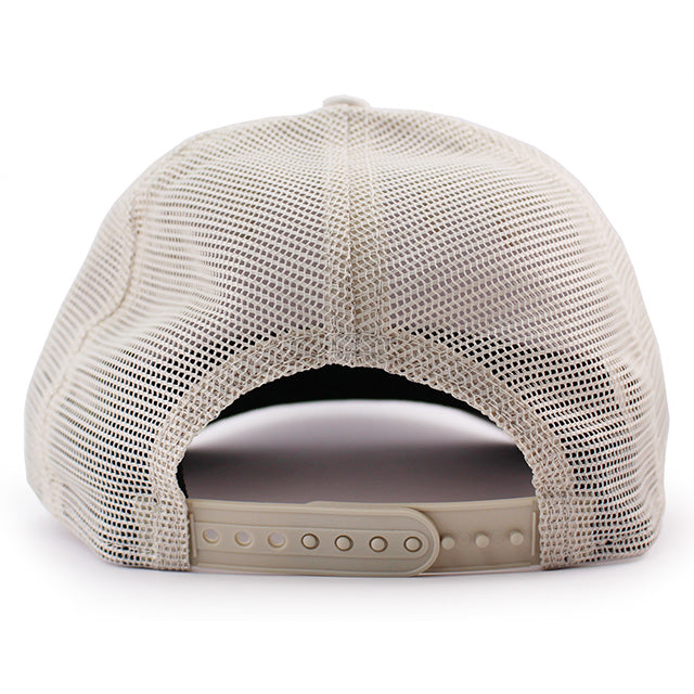 ニューエラ メッシュキャップ 9SEVENTY ヒューストン オイラーズ NFL MLB STRETCH MESH SNAPBACK BEIGE
