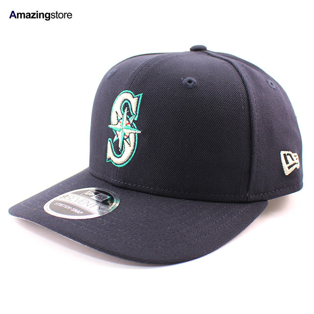 ニューエラ キャップ 9SEVENTY ストレッチ スナップバック シアトル マリナーズ MLB STRETCH SNAPBACK CAP NAVY