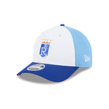 ニューエラ 9FORTY M-CROWN スナップバック カンザスシティ ロイヤルス MLB BATTING PRACTICE SNAPBACK CAP ROYAL BLUE-LIGHT BLUE