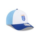 ニューエラ 9FORTY M-CROWN スナップバック カンザスシティ ロイヤルス MLB BATTING PRACTICE SNAPBACK CAP ROYAL BLUE-LIGHT BLUE