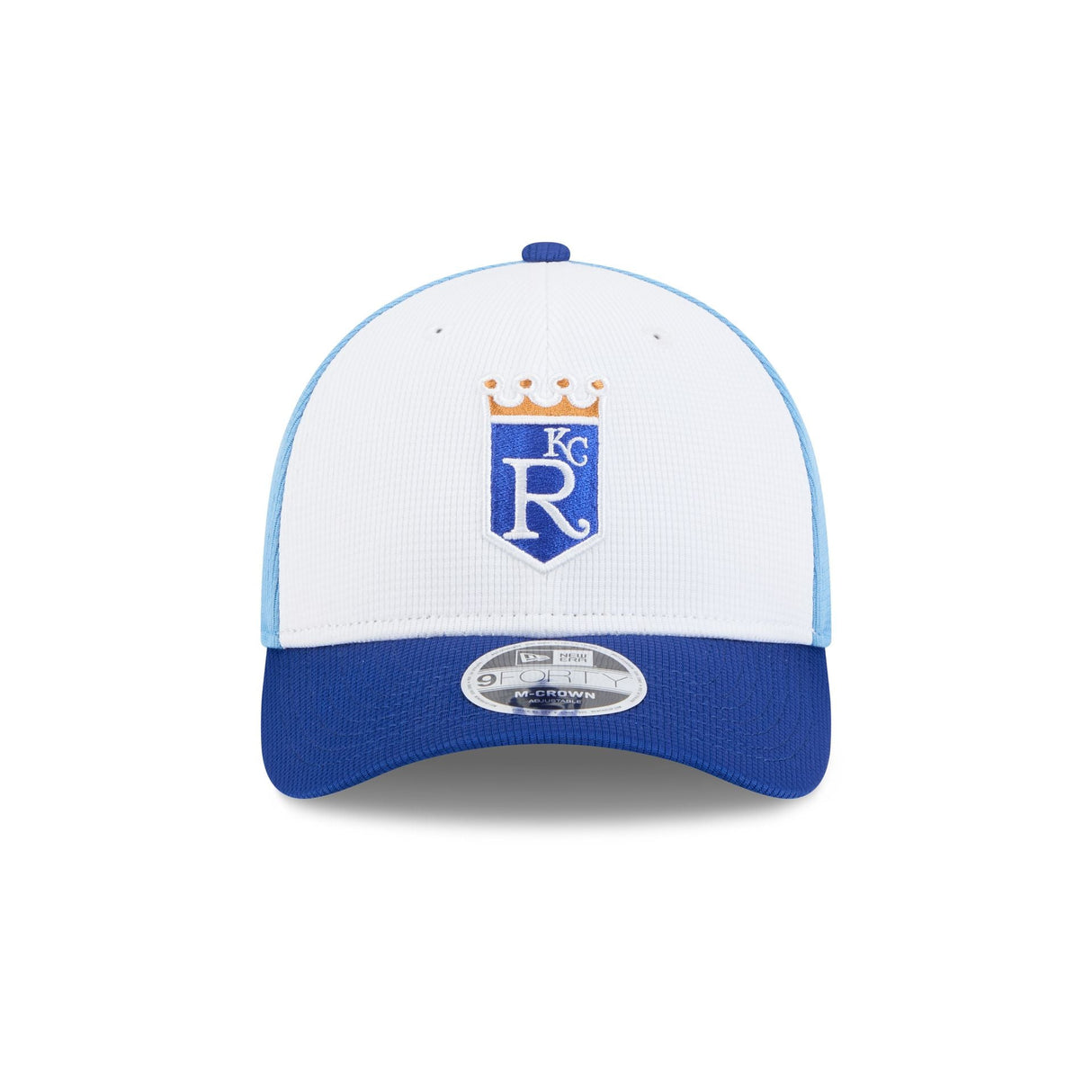 ニューエラ 9FORTY M-CROWN スナップバック カンザスシティ ロイヤルス MLB BATTING PRACTICE SNAPBACK CAP ROYAL BLUE-LIGHT BLUE