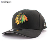 ニューエラ キャップ 9SEVENTY ストレッチ スナップバック シカゴ ブラックホークス NHL STRETCH SNAPBACK CAP BLACK