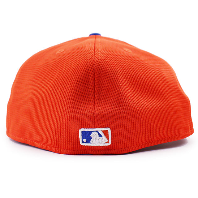 ニューエラ キャップ 59FIFTY ニューヨーク メッツ 2025 MLB BATTING PRACTICE BP SHADES MR MET FITTED CAP ORANGE-ROYAL BLUE