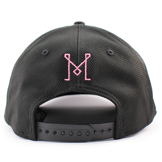 ニューエラ キャップ 9SEVENTY ストレッチ スナップバック インテル マイアミ MLS STRETCH SNAPBACK CAP BLACK
