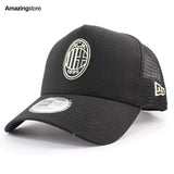 ニューエラ メッシュキャップ ACミラン SERIA A E-FRAME TRUCKER MESH CAP BLACK