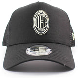 ニューエラ メッシュキャップ ACミラン SERIA A E-FRAME TRUCKER MESH CAP BLACK