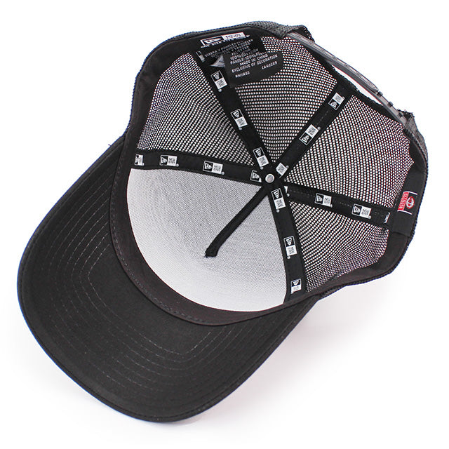 ニューエラ メッシュキャップ ACミラン SERIA A E-FRAME TRUCKER MESH CAP BLACK