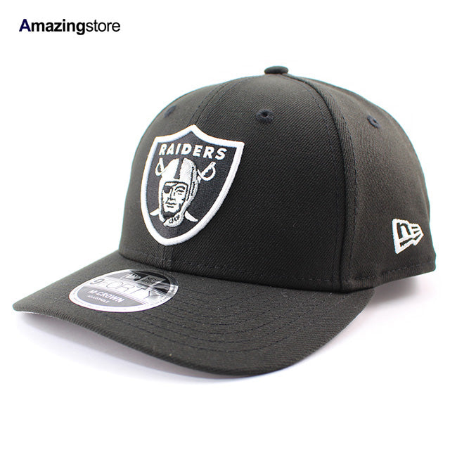 ニューエラ キャップ 9FORTY M-CROWN A-FRAME ラスベガス レイダース NFL SNAPBACK CAP BLACK