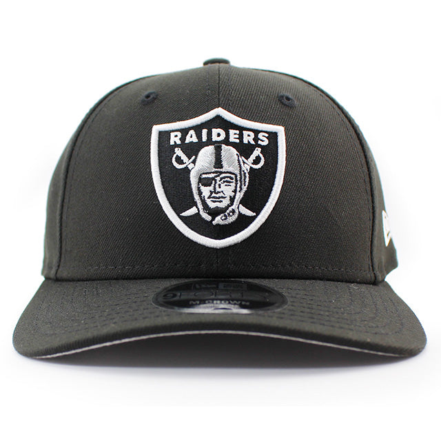 ニューエラ キャップ 9FORTY M-CROWN A-FRAME ラスベガス レイダース NFL SNAPBACK CAP BLACK