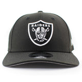 ニューエラ キャップ 9FORTY M-CROWN A-FRAME ラスベガス レイダース NFL SNAPBACK CAP BLACK