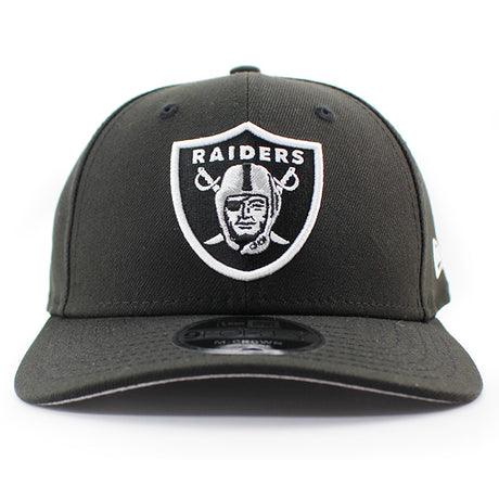 ニューエラ キャップ 9FORTY M-CROWN A-FRAME ラスベガス レイダース NFL SNAPBACK CAP BLACK
