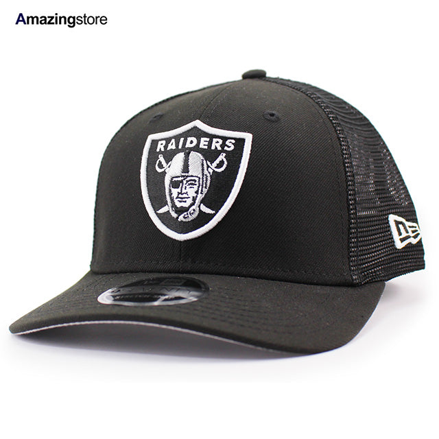 ニューエラ キャップ 9SEVENTY ストレッチ スナップバック ラスベガス レイダース NFL MESH STRETCH SNAPBACK CAP BLACK
