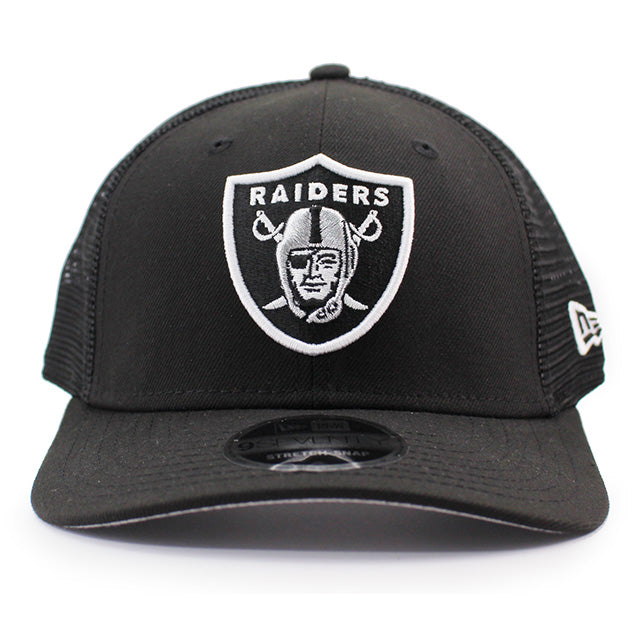 ニューエラ キャップ 9SEVENTY ストレッチ スナップバック ラスベガス レイダース NFL MESH STRETCH SNAPBACK CAP BLACK